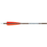 Fleetwood Natural Grain Carbon Arrows 400 Feathers 6 pk.