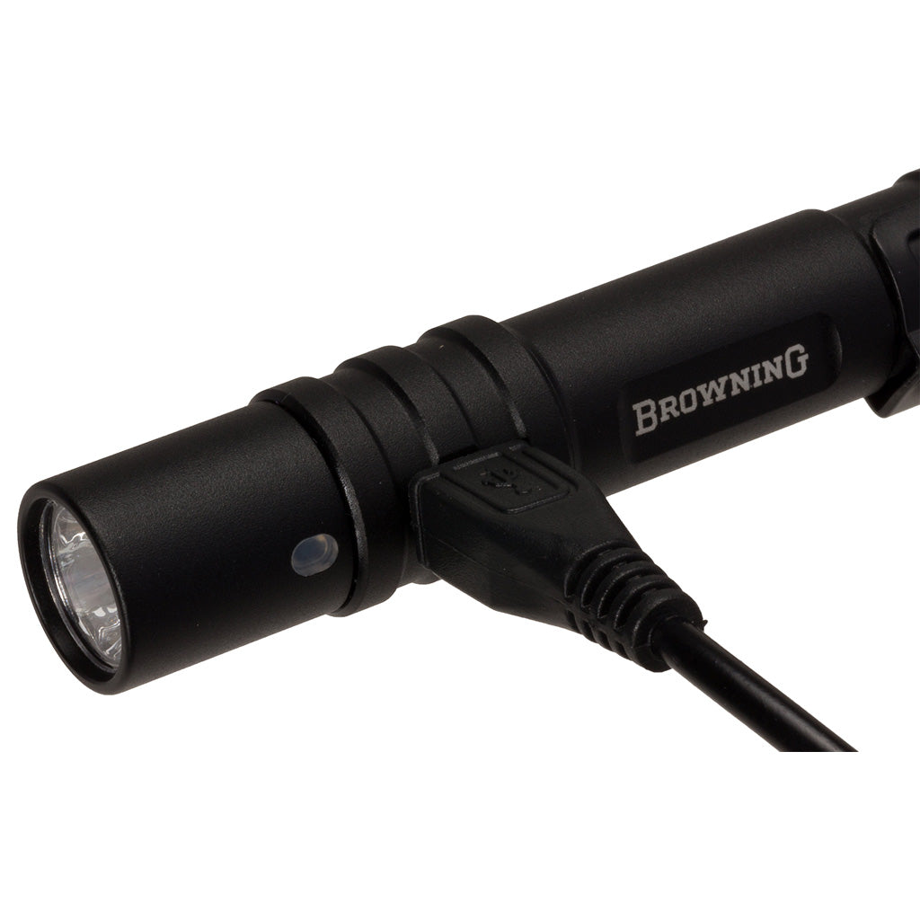 Browning Microblast USB Flashlight Black 160 Lumens