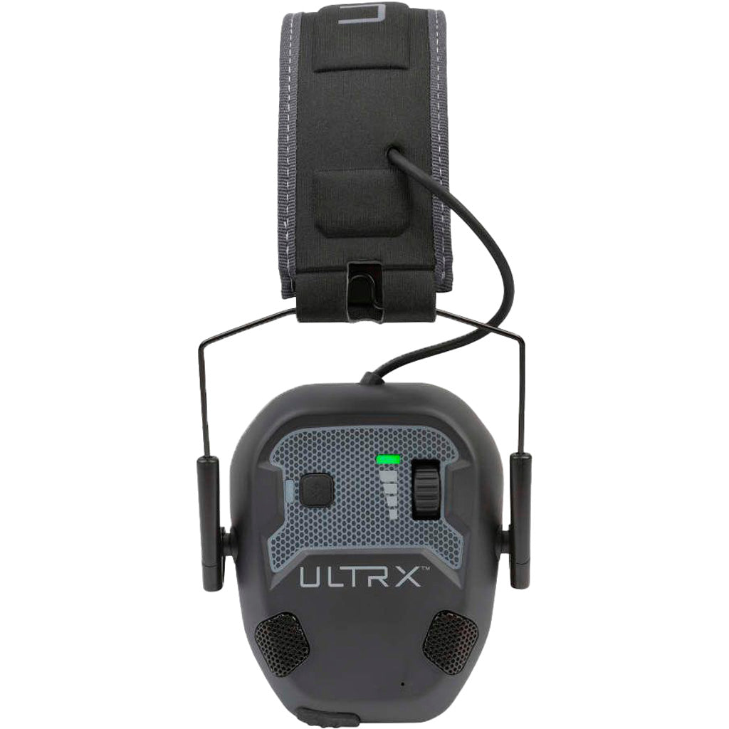 ULTRX Bionic Fuse Bluetooth Electronic Earmuff Midnight Gray