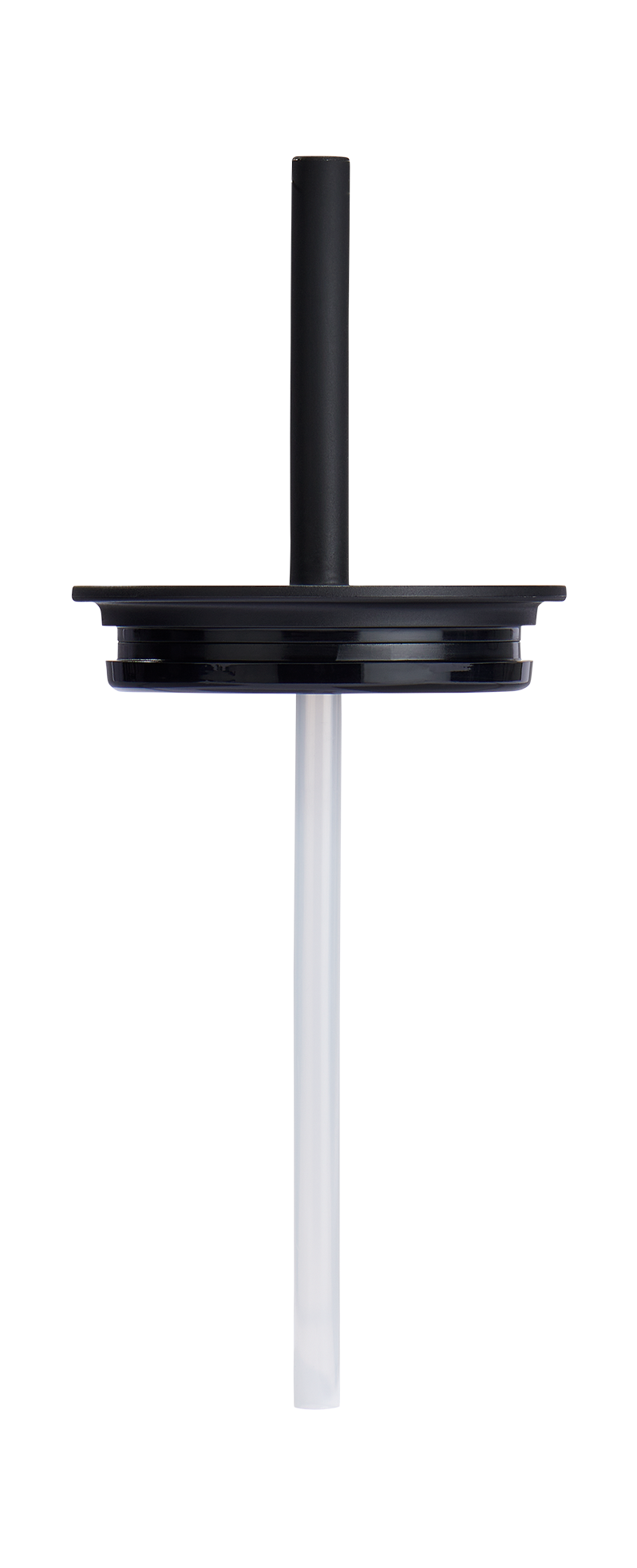 Press-In Straw Lid - Black