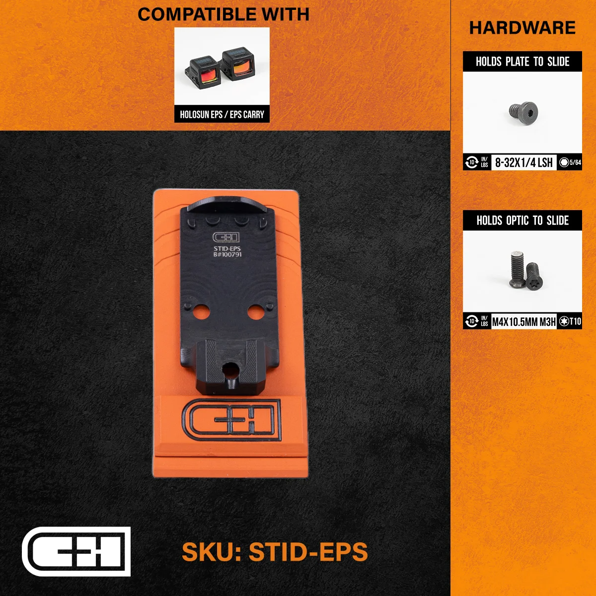 Optics Adapter Plate - Staccato Duo