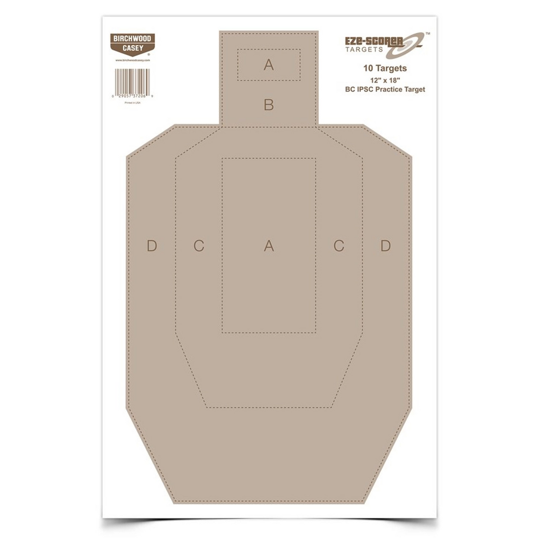 Eze-Scorer 12 x 18 BC IPSC Practice Target