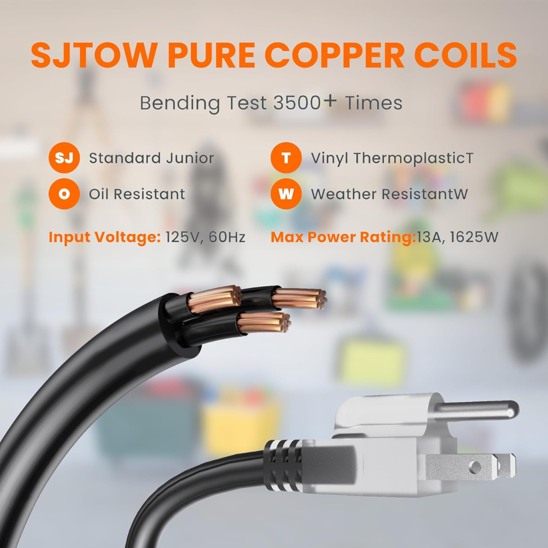 Retractable Extension Cord Reel-12AWG