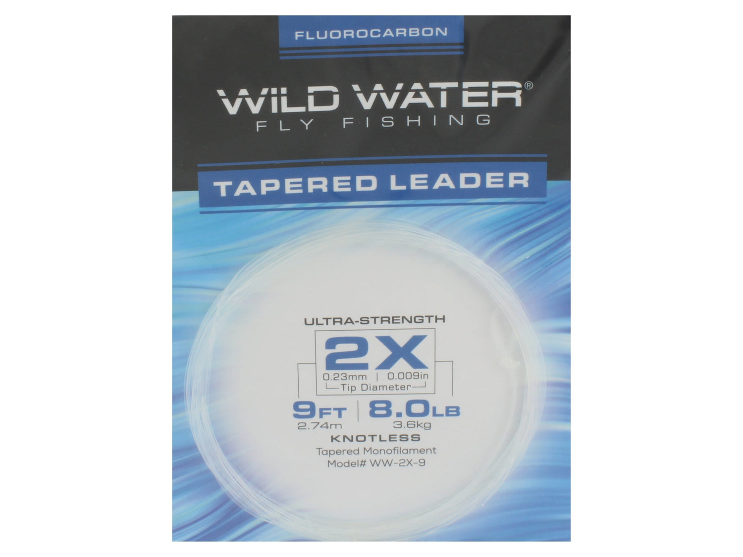 2X Fluorocarbon Leader, 9&