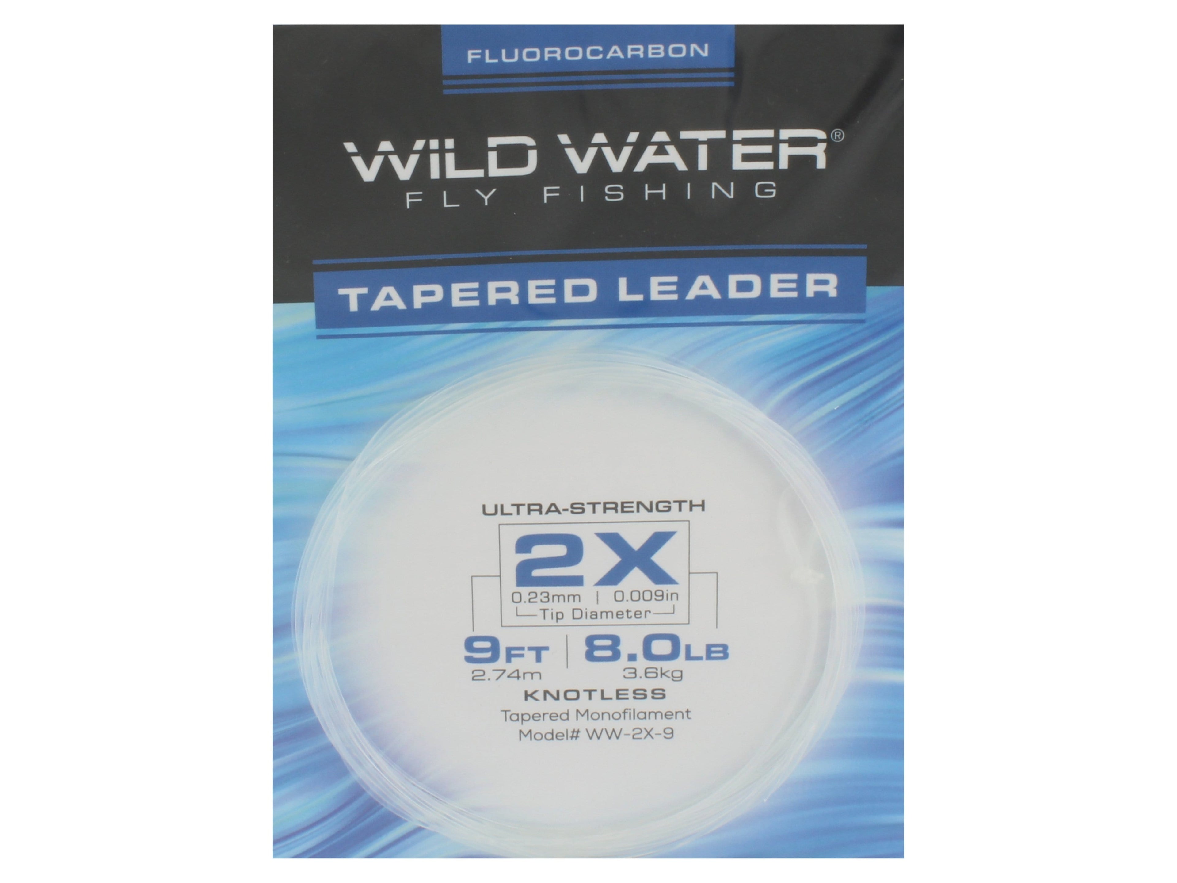 2X Fluorocarbon Leader, 9&
