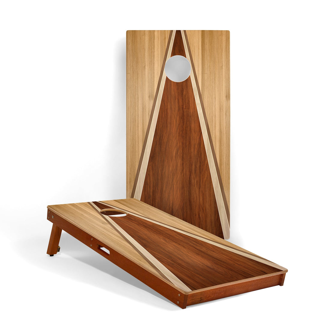 2ft x 4ft Graphic Wood Classic Cornhole Set | Classic Triangle Collection