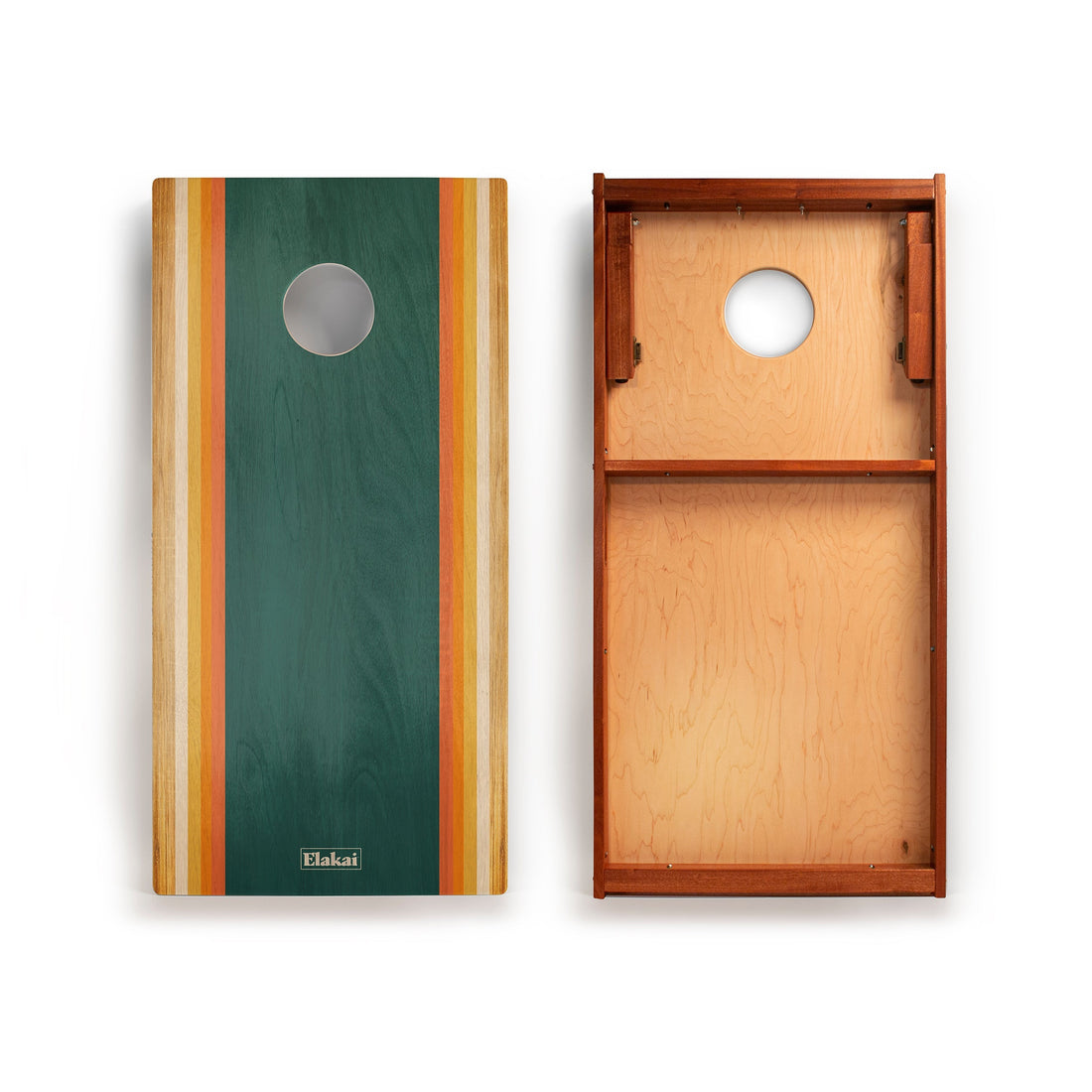 2ft x 4ft Graphic Wood Classic Cornhole Set | Coastal Surf Beach Collection