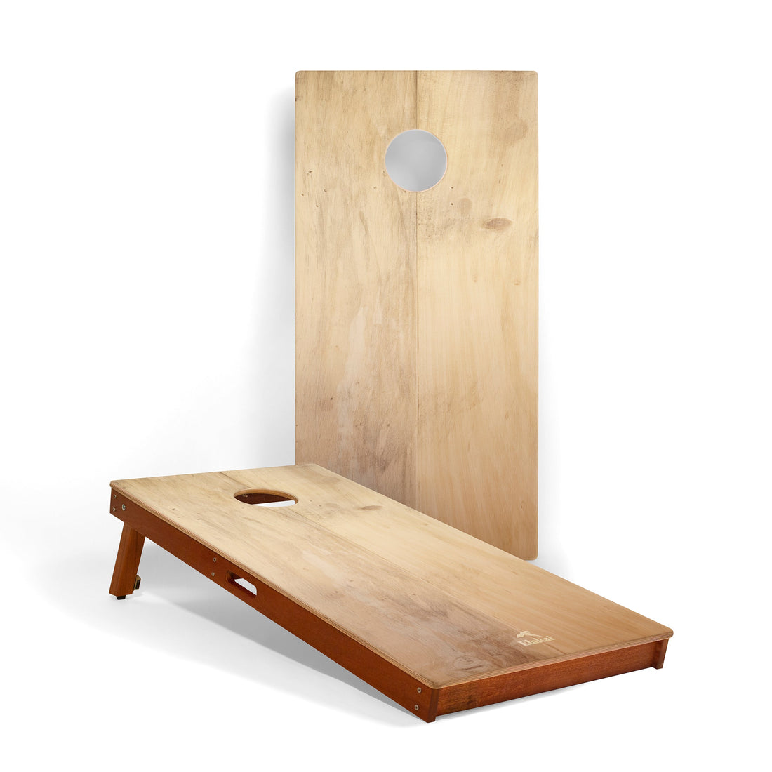 2ft x 4ft Graphic Wood Classic Cornhole Set | Organic Wood Pattern