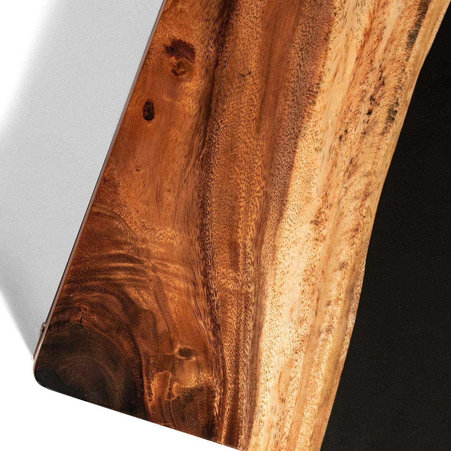 2ft x 4ft Resin &amp; Wood Classic Cornhole Set | Live Edge River Collection