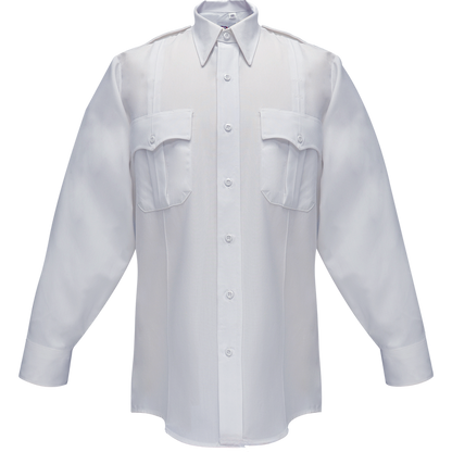 Duro Poplin Long Sleeve Shirt w/ Sewn-In Creases