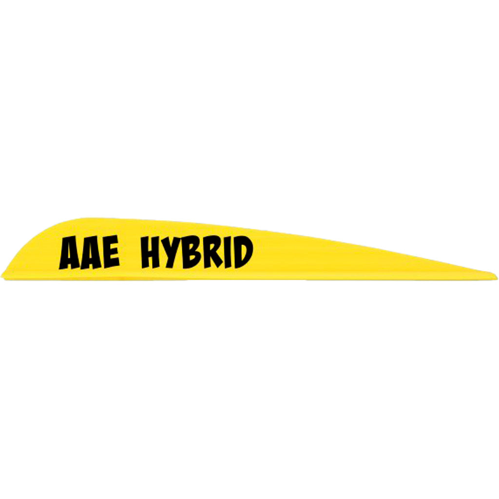AAE Hybrid 40 Vanes Yellow 50 pk - Durable Archery Fletching