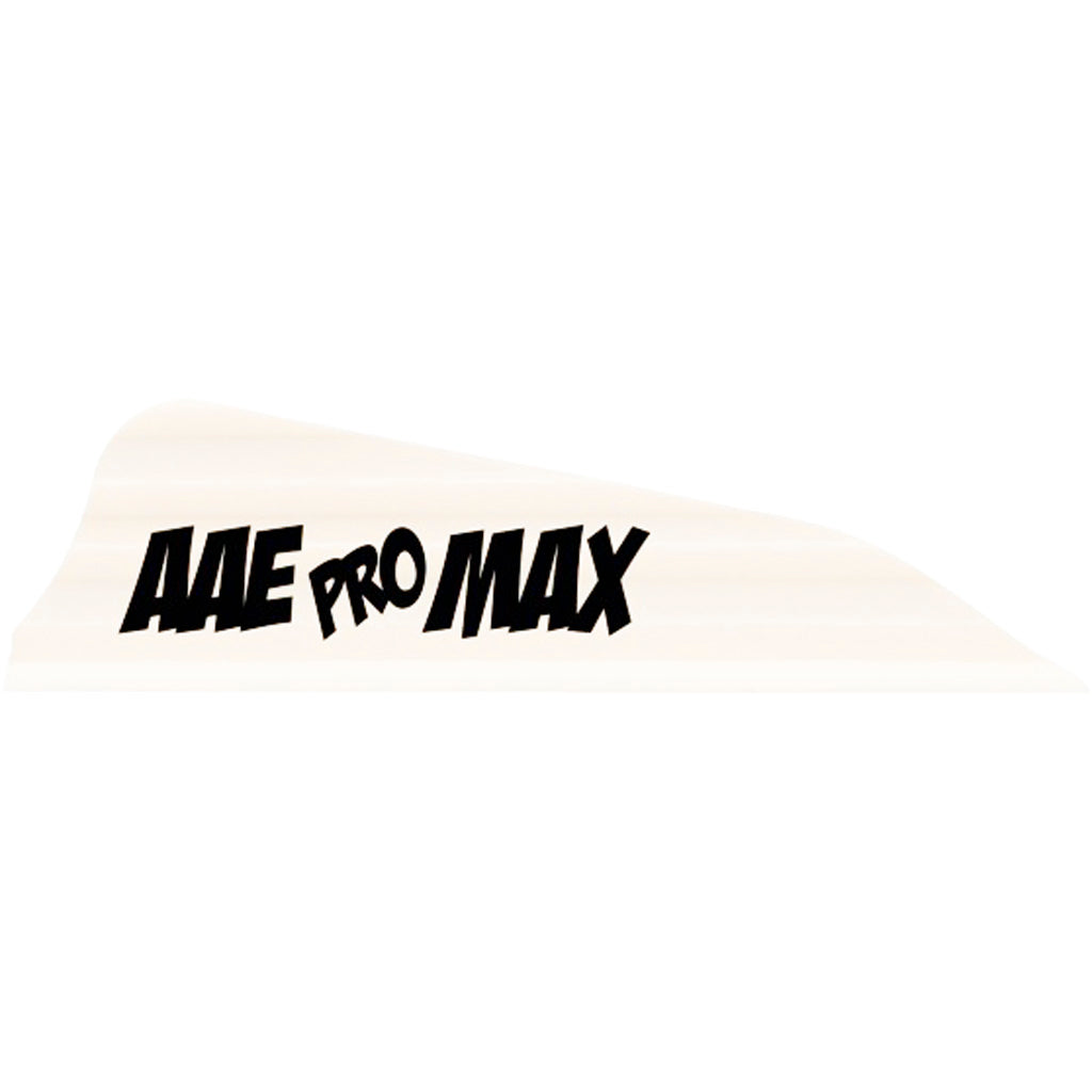 AAE Pro Max Vanes White 50 Pack - High-Performance Archery Vanes