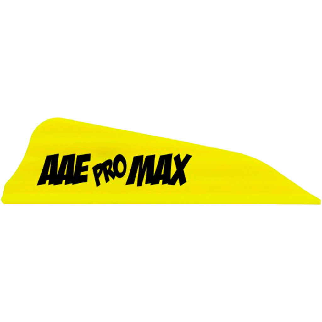 AAE Pro Max Vanes Yellow 50 Pack - Durable High-Profile Archery Vanes