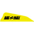 AAE Pro Max Vanes Yellow 50 Pack - Durable High-Profile Archery Vanes