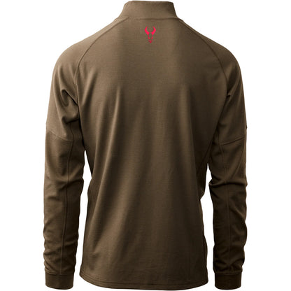 Badlands Pecora Heavyweight Merino 1/4 Zip MUD X-Large