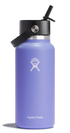 Wide Mouth Insulated Water Bottle w/ Flex Straw Cap