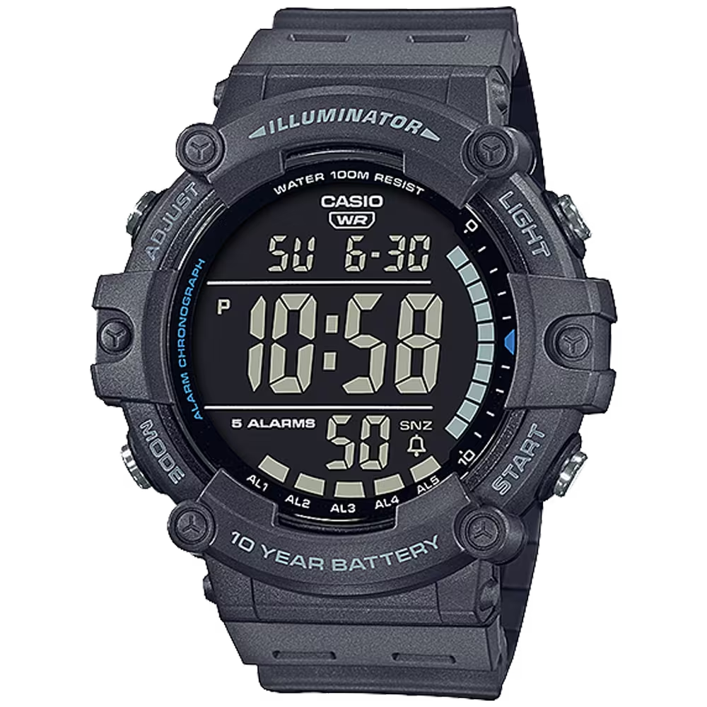 Classic Digital Watch w/ 10-Year Battery