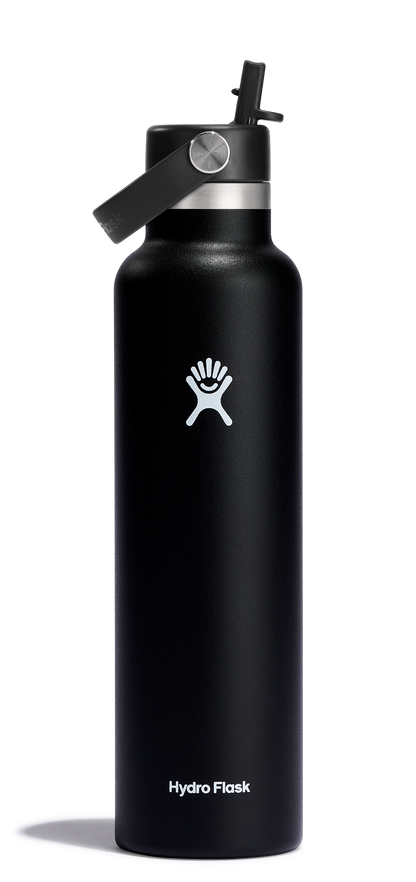 Standard Mouth 24oz Insulated Water Bottle w/ Flex Straw