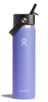 Wide Mouth Insulated Water Bottle w/ Flex Straw Cap
