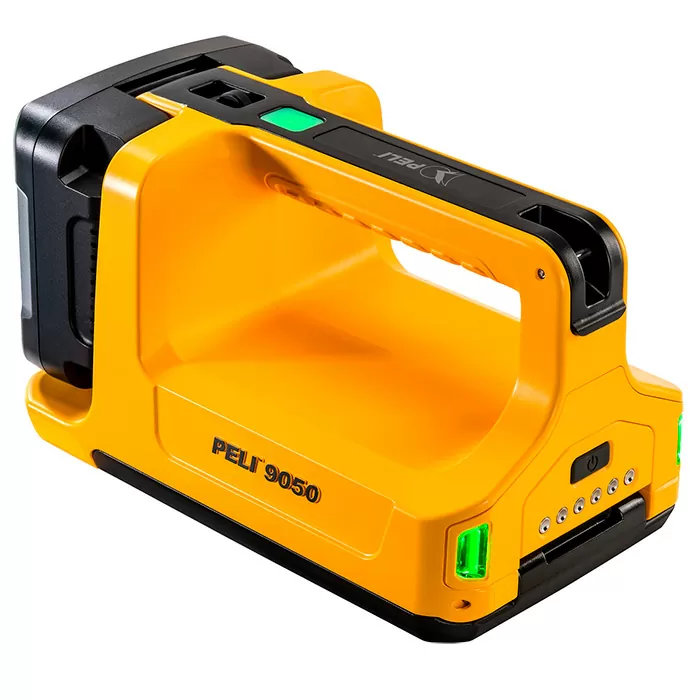 9050, LI-ION/AA Spot-Flood Lantern, Yellow