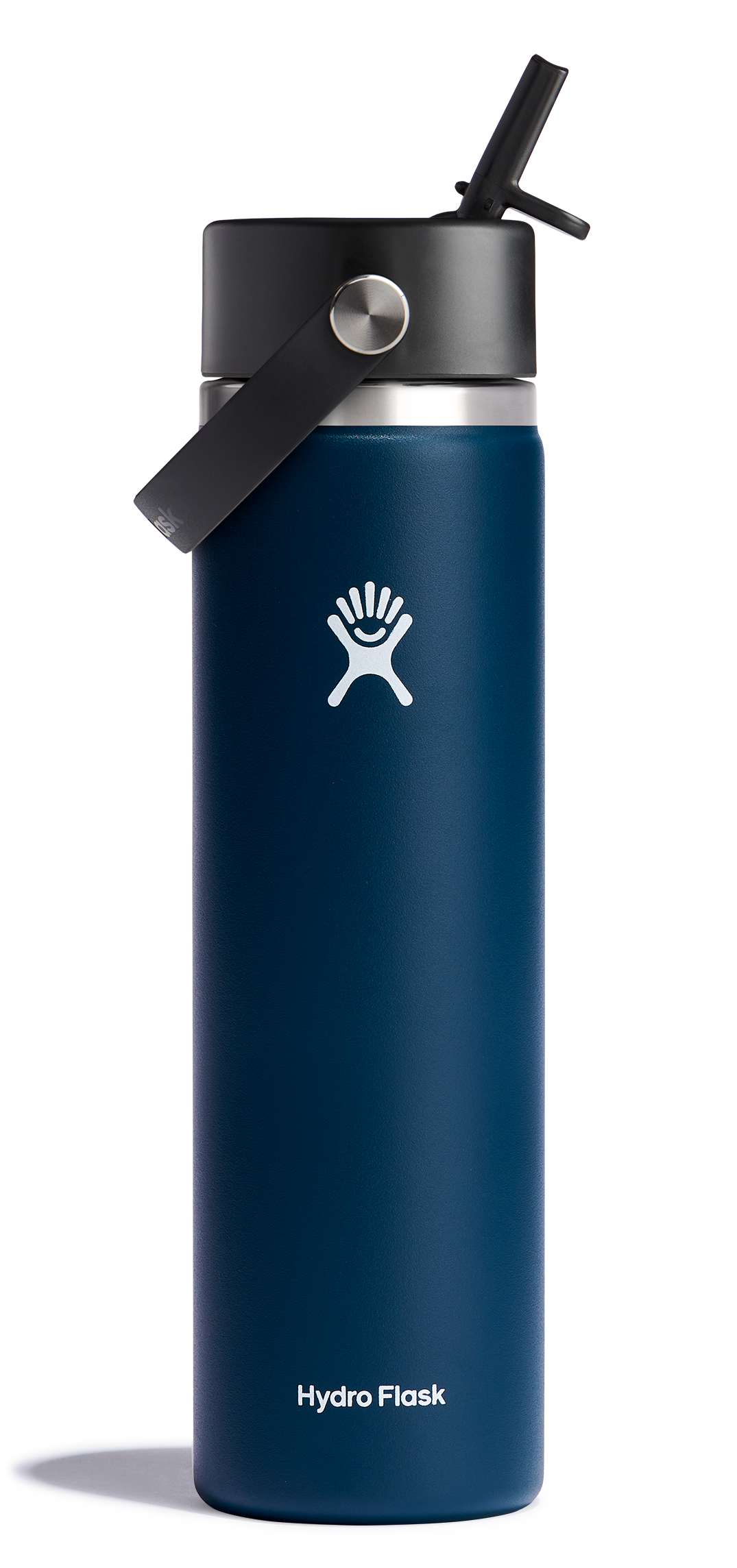 Wide Mouth Insulated Water Bottle w/ Flex Straw Cap