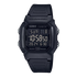 Classic Digital Watch w/ Blackout Dial, Dual Time & 5 Alarms