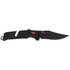 Trident AT - Black  Red - Partially Serrated