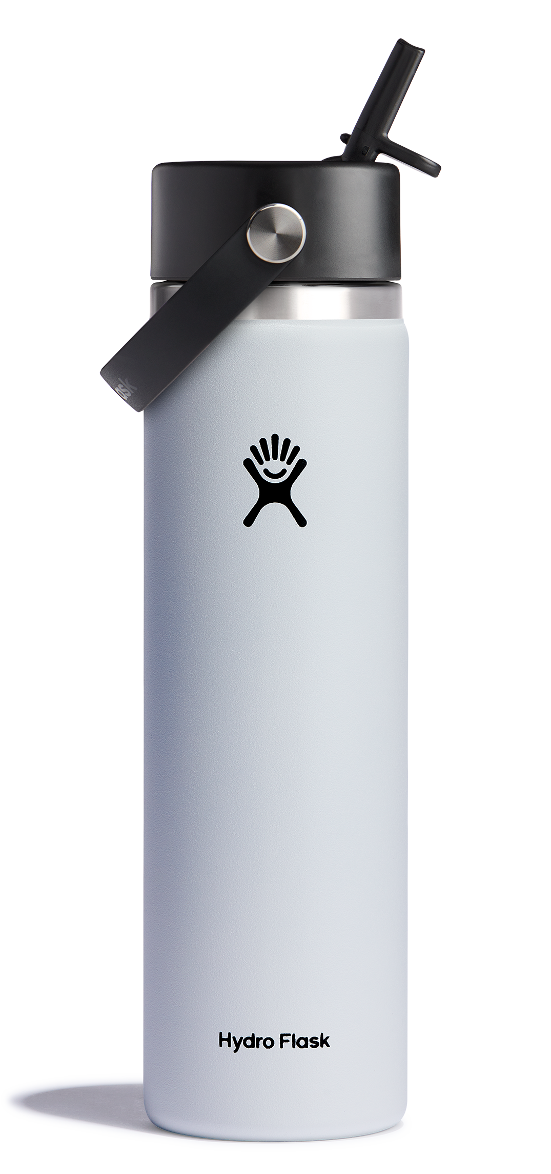Wide Mouth Insulated Water Bottle w/ Flex Straw Cap