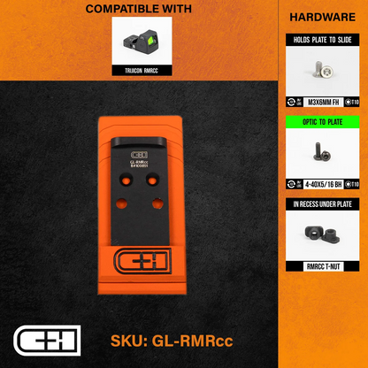 Optics Adapter Plate - For Glock MOS V4 MIL/LEO