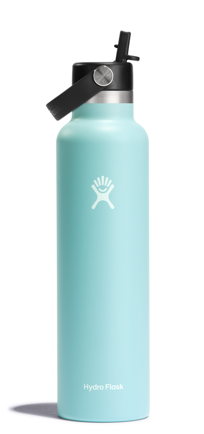 Standard Mouth 24oz Insulated Water Bottle w/ Flex Straw