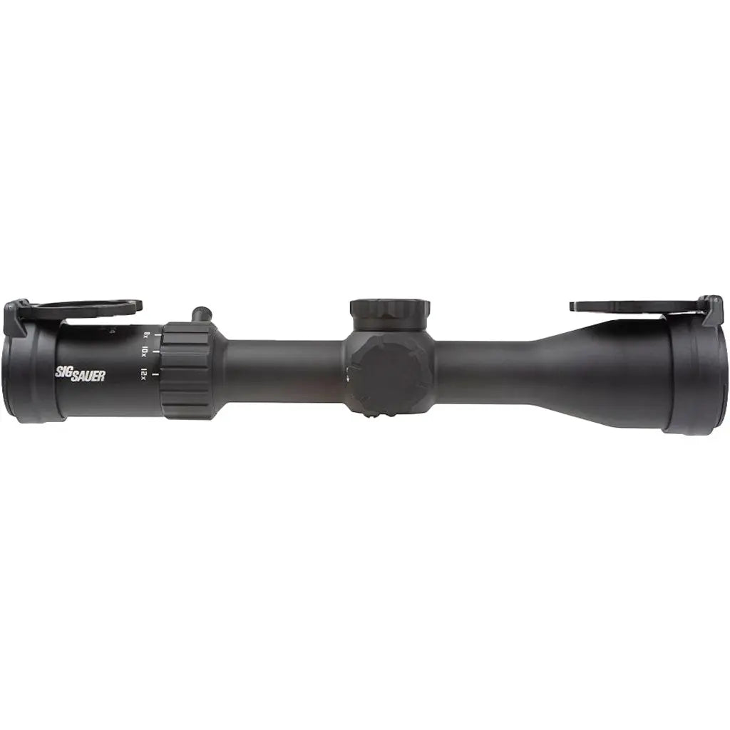Sig Sauer Whiskey 4 Rifle Scope 3-12x44mm Quadplex Capped Turret