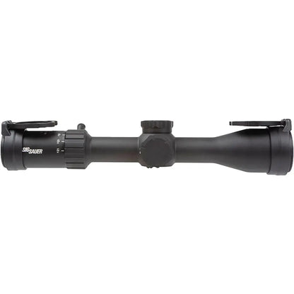 Sig Sauer Whiskey 4 Rifle Scope 3-12x44mm Quadplex Capped Turret