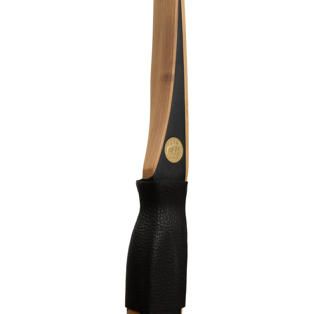 Bear Montana Longbow with Flame Bamboo &amp; Clear Glass 55 lb. RH