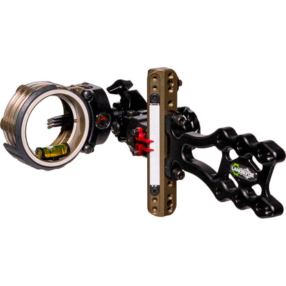 Axcel LANDSLYDE Slider Tactical Bowhunting Sight - AccuStat II Micro 3 Pin .010