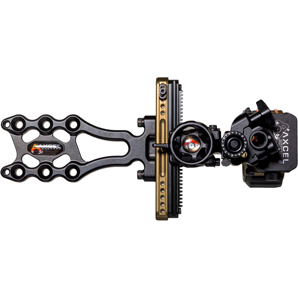 Axcel LANDSLYDE Slider Tactical Bowhunting Sight - AccuStat II Micro 5 Pin .019