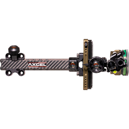 Axcel LANDSLYDE Carbon Pro Slider Tactical Bow Sight AVX-41 1 Pin .029 Green Fiber