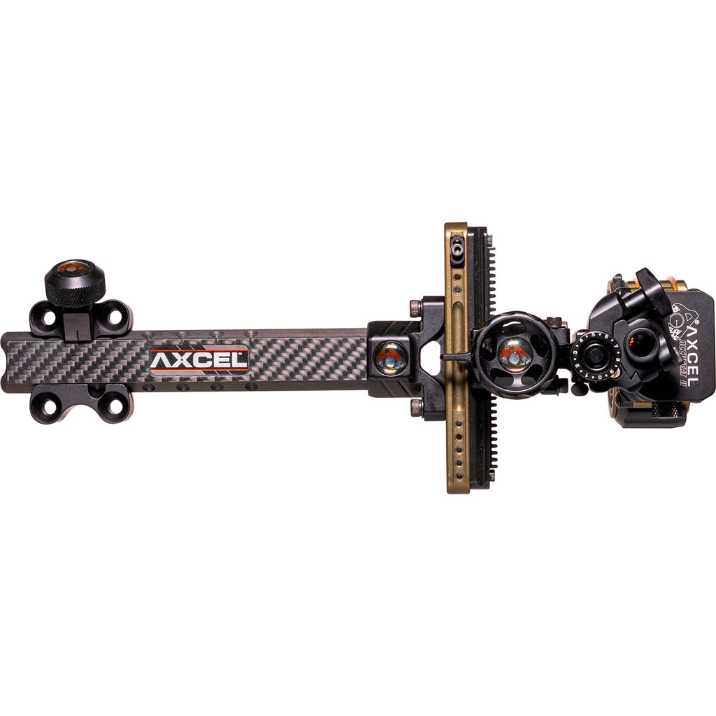 Axcel LANDSLYDE Carbon Pro Slider Tactical Bowhunting Sight - AccuStat II Micro 5 Pin .019