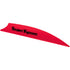 Flex Fletch Silent Knight Vanes - Flo Red 3 in. (36 Pack)