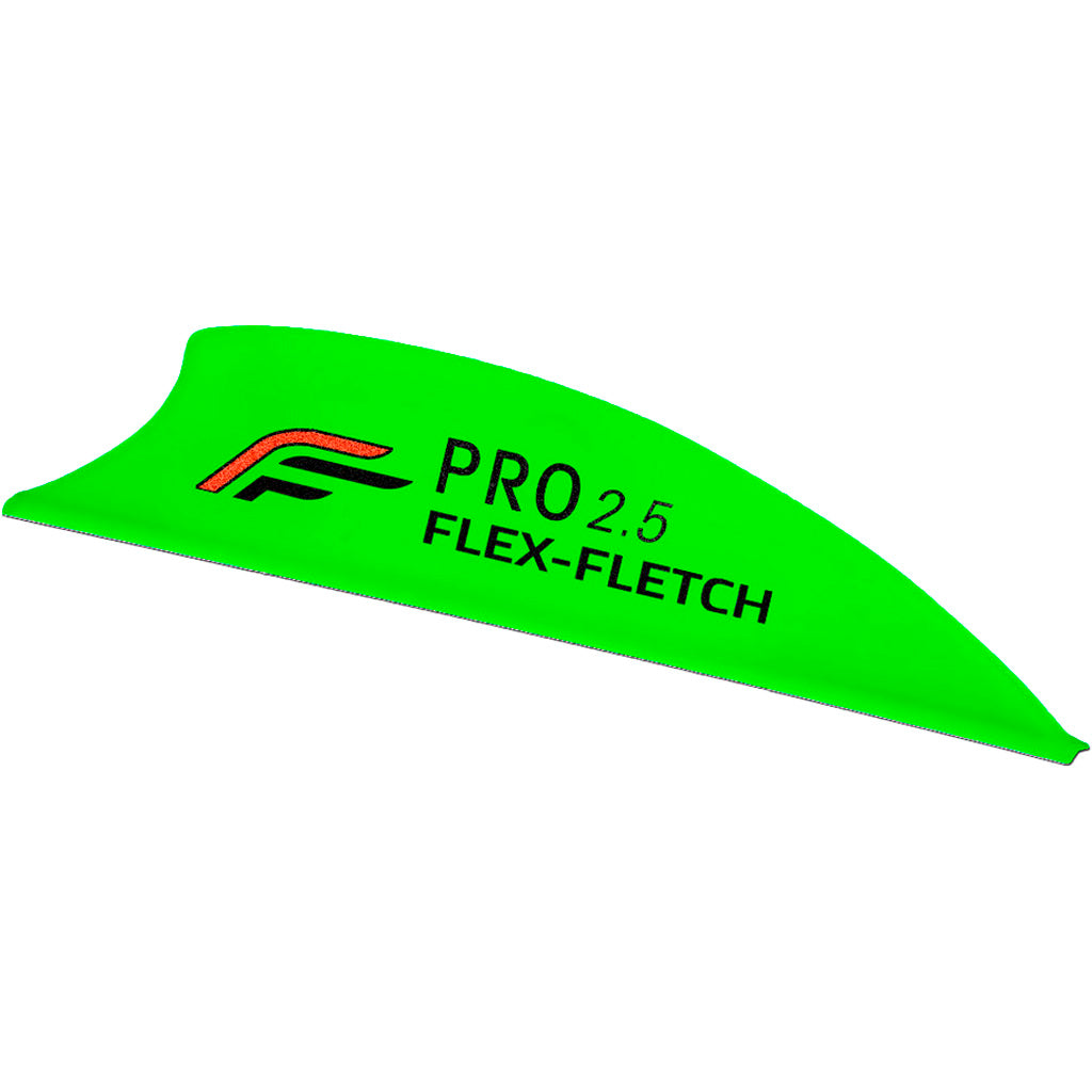 Flex Fletch Pro 2.5 Vanes Cosmic Green - 36 Pack