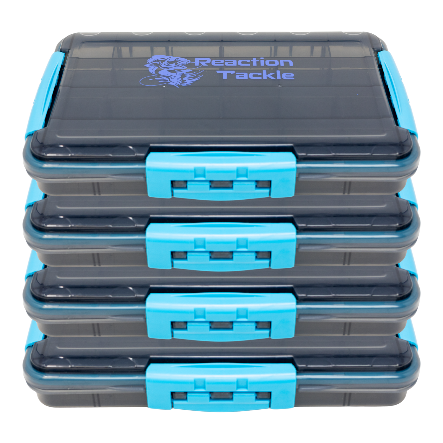 Reaction Tackle Premium Tackle Tray- High Performance and Water Resistant with 3 Resilient Clips