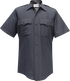 Justice Short Sleeve Shirt w/ Traditional Collar - LAPD Navy
