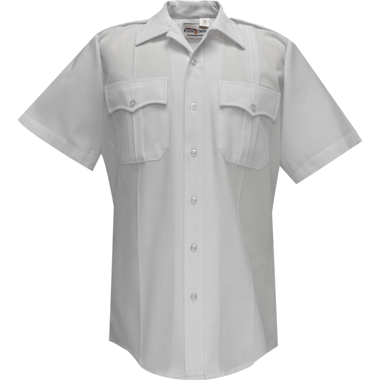 Deluxe Tropical Short Sleeve Shirt w/ Pleated Pockets
