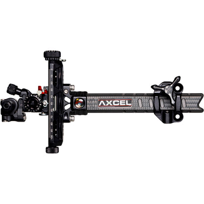 Axcel Achieve XP Pro Carbon Bar Compound Sight - Black/Black 6 in. LH