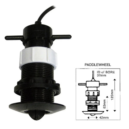 Clipper Speed Log Paddle Wheel Unit Complete with Thru Hull Fitting [CLZ-PWU]