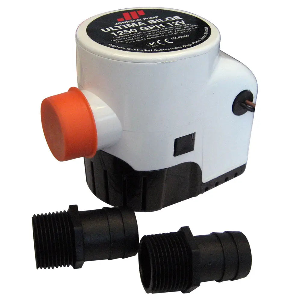 Johnson Pump Ultima Bilge 1250 GPH 1-1/8" &amp; 1-1/4" Hose [32-47261-002]