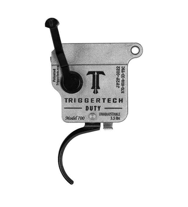 Rem700 Duty - Right Hand, Black Curved, With Bolt Release