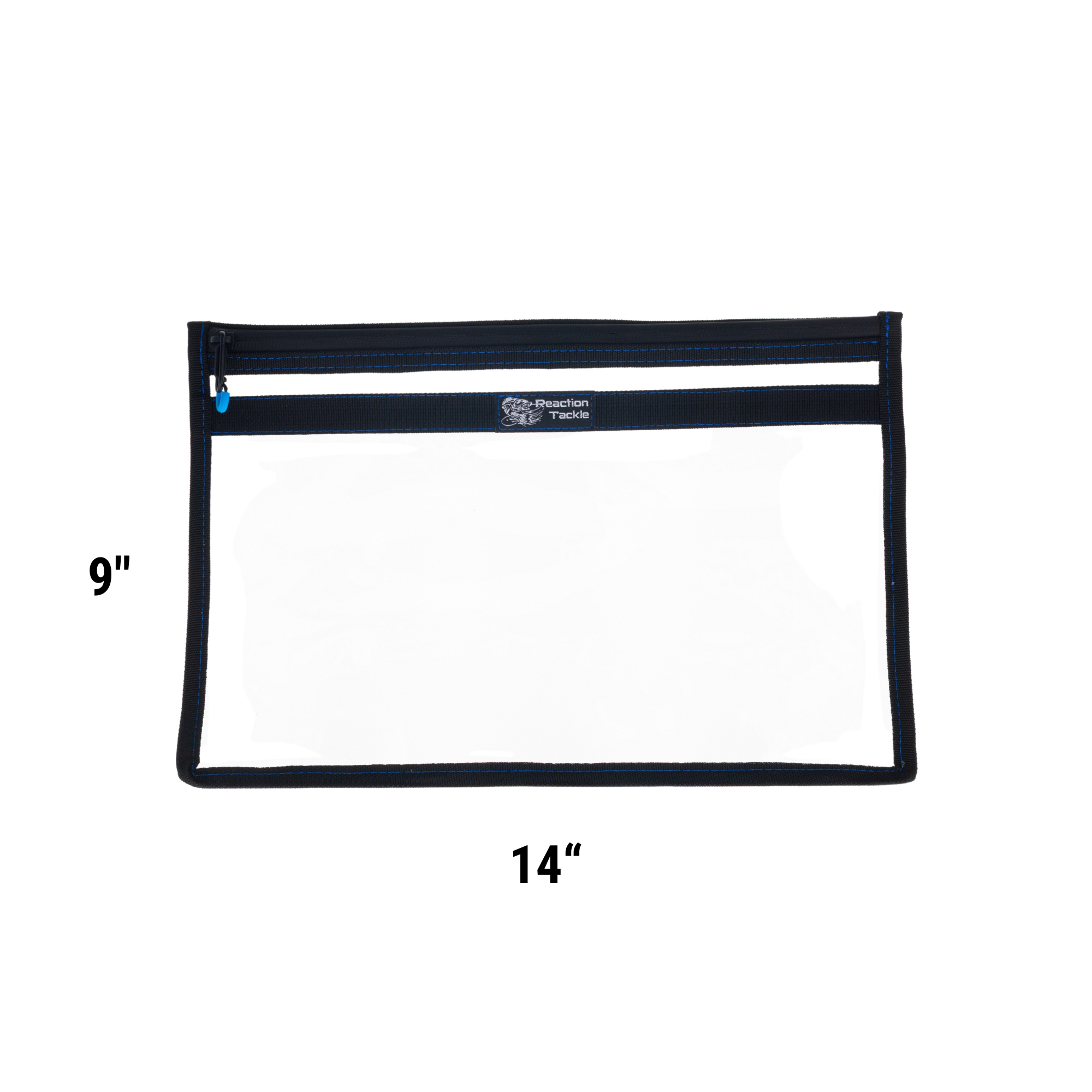 Reaction Tackle Clear Storage Bag Tackle Pak - Water-Resistant Plastic Storage