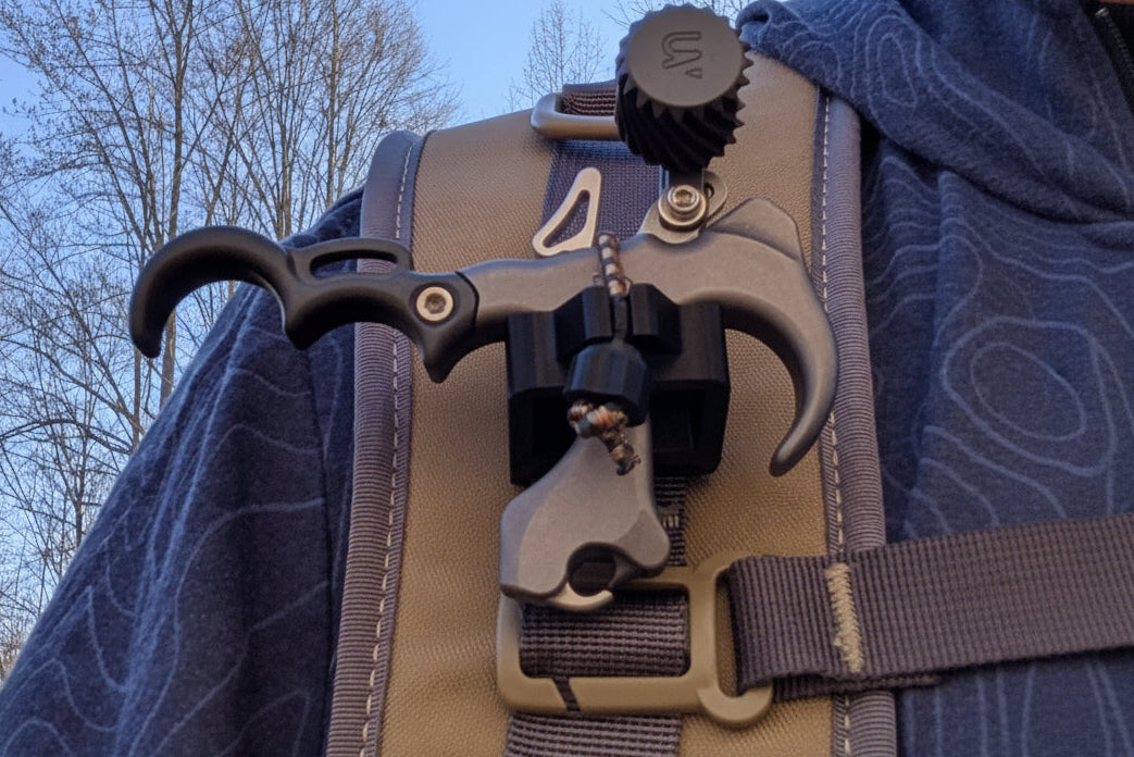 Archery Release Bino / Pack Molle Holster for Thumb Releases