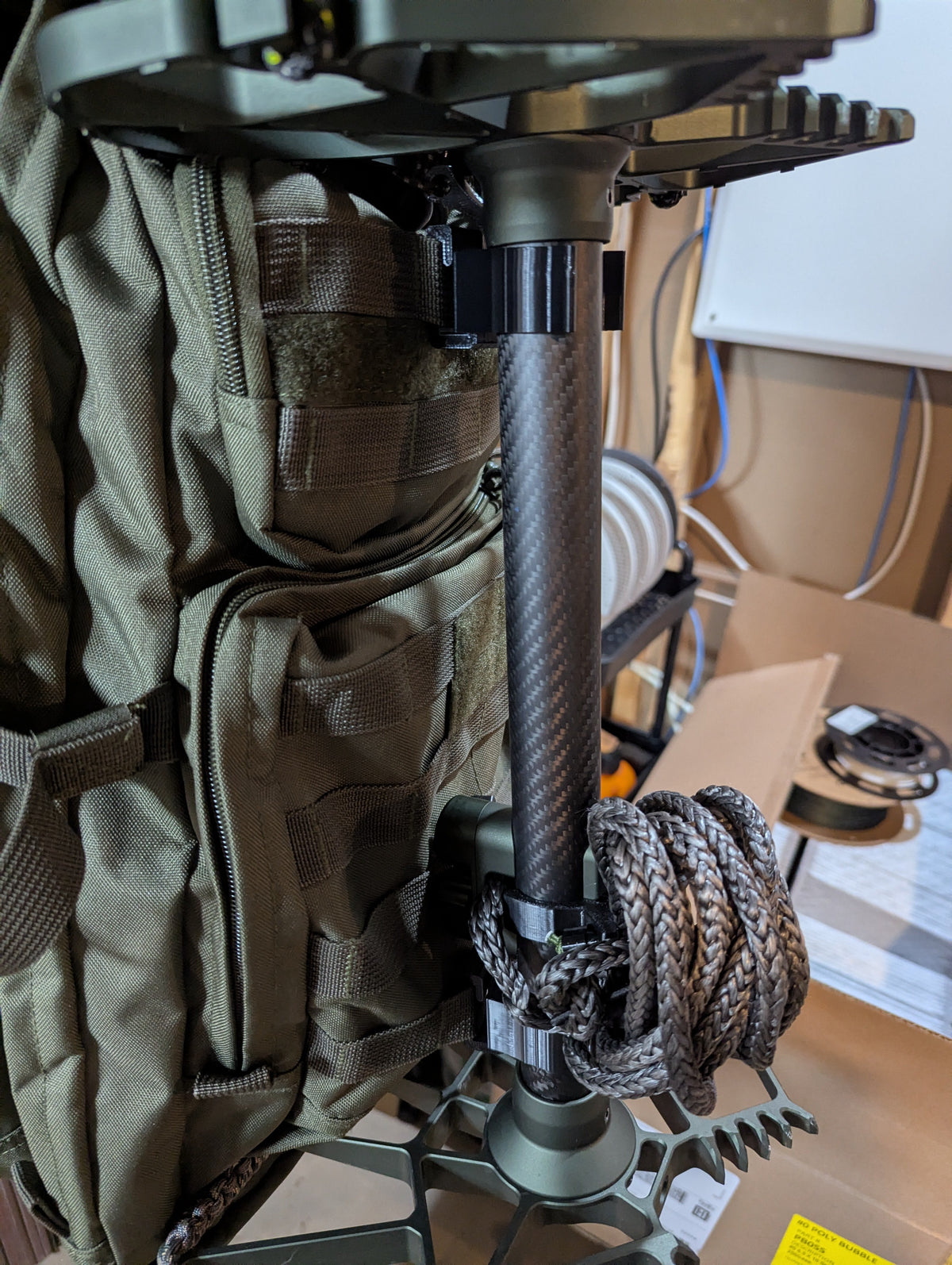 Arsenal X20 / Solo Stick Molle Caddy (1.25") for Saddle Hunting