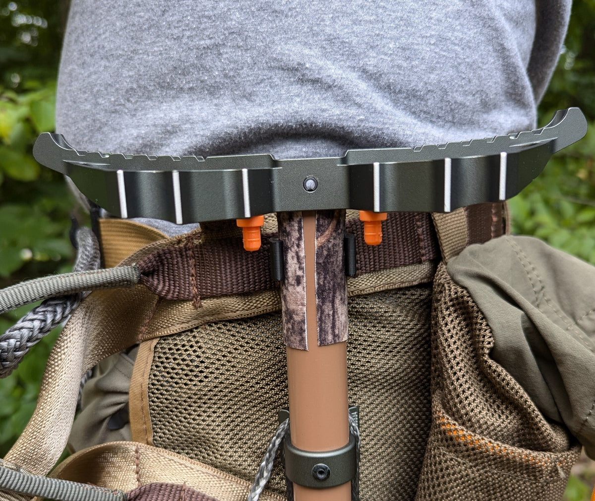 1" Round Stick Caddy for Saddle Hunting - Tethrd One, Latitude Synergy, Arsenal Carbonlite, TreeStyx